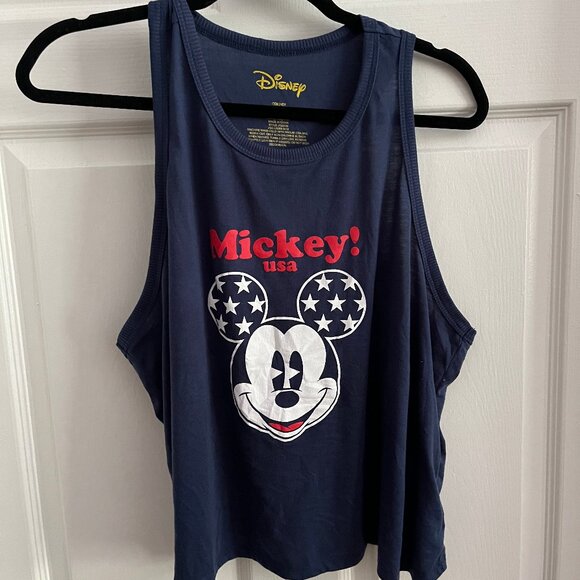 Plus Size Disney Crop Tank Top - Picture 2 of 4